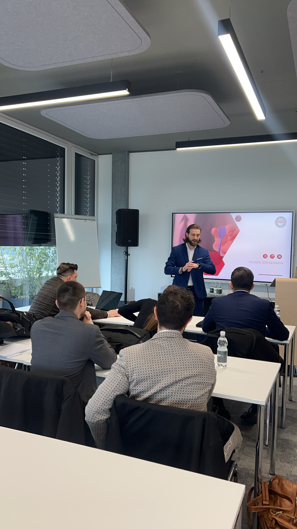 Dardan Ibri – bei einem Referat